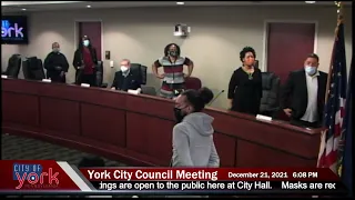 York City Council Meeting 12/21/2021
