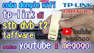 Dongle wifi TP-Link TL-WN727N di STB DVB-T2 taffware buat nonton Youtube - Chipset Ralink RT5370N