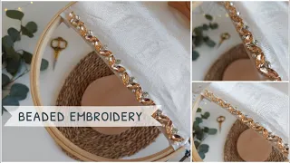 Embroidery for beginners (beads Work) For dress