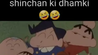 Shinchan ki Dhamki 🤣 #shorts