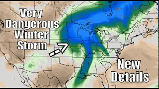 A Very Dangerous Winter Storm Is Coming ~ Fierce Winds, Heavy Snow, Hail, Tornadoes Ice, and more