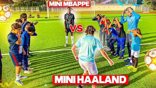 Mini Mbappé VS Mini Halland 1VS1 ! ( Ils sont trop chaud)