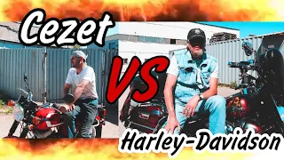 Чезет против Харлея/Cezet VS Harley-Davidson. На чьей стороне ты?