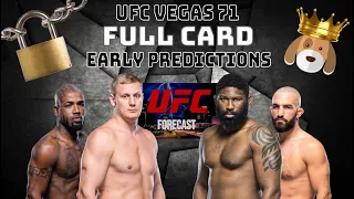 UFC Vegas 71: Early Predictions & Betting Breakdown | Pavlovich vs Blaydes