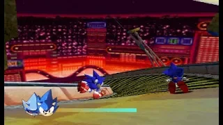 Sonic Vs Metal Sonic 3D Stardust Speedway Bad Future SADX