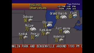 EAS Timeline Chicago/Woodridge Tornado Outbreak June 20, 2021, NOAA Weather Radio