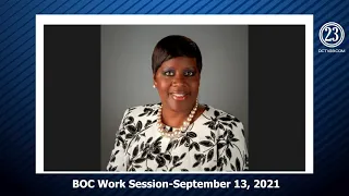 BOC Work Session September 13, 2021