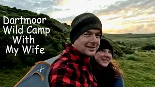 Wild Camping on Dartmoor with my Wife | Post Bridge | Following the East River Dart