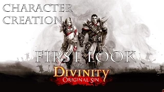 First Look - Divinity: Original Sin - Character Creation