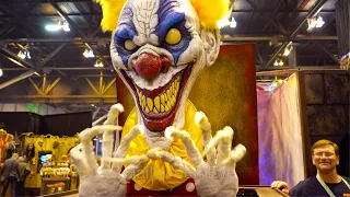 Giant EVIL CLOWN Jack in the Box Animatronic Prop | Transworld Halloween Show
