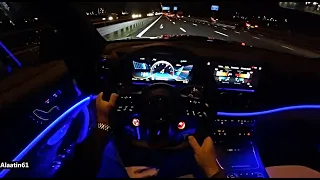 The Mercedes-AMG E63 S 2022 Test Drive at NIGHT