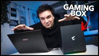 CO UDĚLÁ S NOTEBOOKEM GAMING BOX?