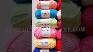 Parfait Chunky Yarn, Crochet Plushie Yarn,  Crochet Amigurumi Yarn #crochetinspiration #crochet