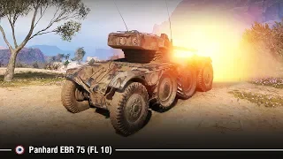 Panhard EBR 75 (FL 10) берёт медаль Пула | Экшн на Эль-Халлуфе