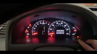 Toyota Camry 2007 Maintenance Light Reset  | Master Warning Light Reset - AutoZone Free Engine Check