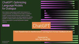 How ChatGPT works - From Transformers to Reinforcement Learning with Human Feedback (RLHF)