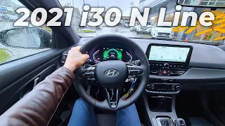 Test Drive New Hyundai i30 N Line Hatchback 2021 POV