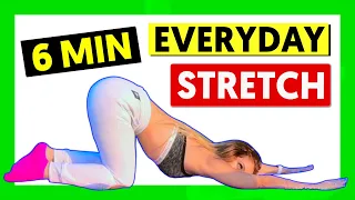 6 MIN EVERYDAY STRETCH 🧘‍♀️ for Stiff Muscles, Flexibility & After Your Routine I Workout Online