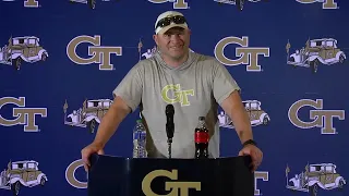 GT Football: Coach Key Preseason Media Availability