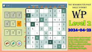 The Washington Post Daily Sudoku 2024-04-23 Level 2