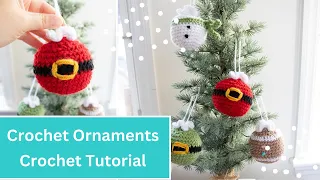 Crochet Christmas Ornament Tutorial