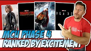 MCU Phase 4 Movies Ranked by Excitement!