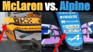 F1 2023 - R16 Singapore GP - McLaren vs Alpine Update