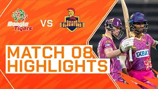 2023 Abu Dhabi T10, Match 8 Highlights: Deccan Gladiators vs Bangla Tigers | Season 7