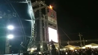 Palco do show da Maiara e Maraisa em Itaguaí quase pega fogo