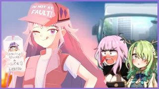 🗿🚛 Bijou drives a truck while fauna and Calli cheer her on 【Truck Sim | Condensed】