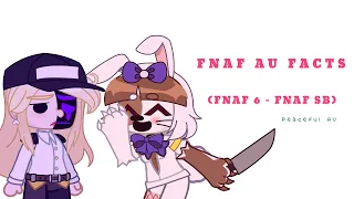 🌟💜🐰 FNAF Gacha - AU Facts (FNAF 6 - SB / Peaceful AU) 🔪✨🔥🍕