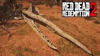 UN SQUELETTE ÉNORME DANS LE DÉSERT! RED DEAD REDEMPTION 2