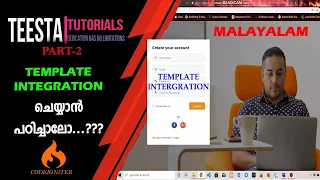 Template Integration& database insertion Using CodeIgniter | Codeigniter Part-2 Malayalam | TEESTA