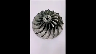 5 axis machining a blisk