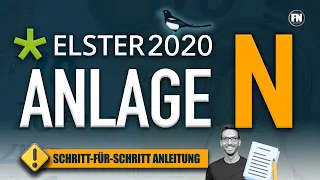 Steuererklärung 2020: Anlage N Elster ausfüllen | Anlage N 2020 Elster Tutorial