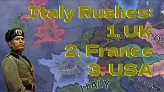 HOI4: Strongest Italy opening: Rush the Allies in BBA