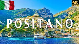 VOLANDO SOBRE POSITANO ITALY 4K | Increíble paisaje natural hermoso con música relajante | VÍDEO 4K