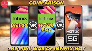 Infinix Hot 30 vs Infinix Hot 30 Play NFC vs Infinix Hot 30 5G