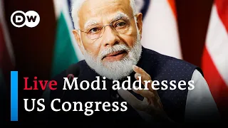 Live: India's Prime Minister Modi delivers remarks at joint meeting of the US Congress | DW News