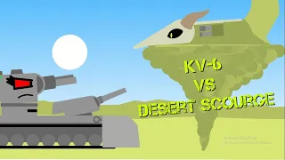 (Reuploaded) Kv 6 vs Desert Scourge (Read derscription)