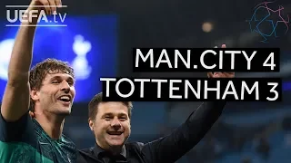 MANCHESTER CITY 4-3 TOTTENHAM #UCL HIGHLIGHTS