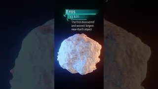 Eros asteroid rendered in Blender