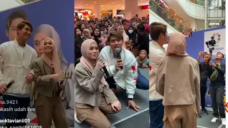 LIVE LESLAR MERINDING SEMUA TERIAK HISTERIS RIZKY BILLAR GANDENG LESTI MEET AND GREET LESLAR DIMEDAN