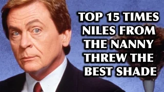 Top 15 Times Niles from "The Nanny" Threw the Best Shade