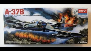 Cessna A-37 Dragonfly ACADEMY 1/72 Scale Model Kit VIDEO REVIEW