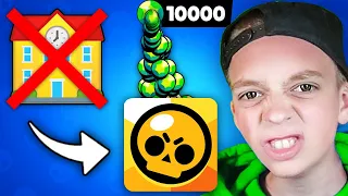 Mein kleiner Bruder Max bricht die Schule ab wegen Brawl Stars... 😳