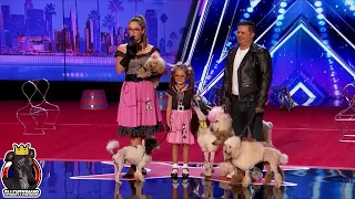 Pompeyo Family Dogs Full Performance & Judges Comments | America's Got Talent 2017 Auditions Week 3