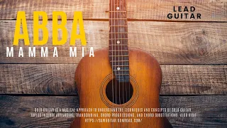 Lesson Lead Guitar - Abba - Mamma Mia - Super Easy Fingerstyle Guitar Tutorial TAB