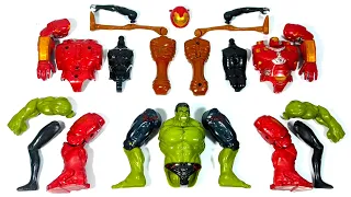 Merakit Mainan Siren Head vs Hulk Buster vs Black Panther dan Hulk Smash Avengers Superhero toys