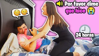 IGNORANDO a mi NOVIA POR 24 HORAS 😱🤣 *BROMA*